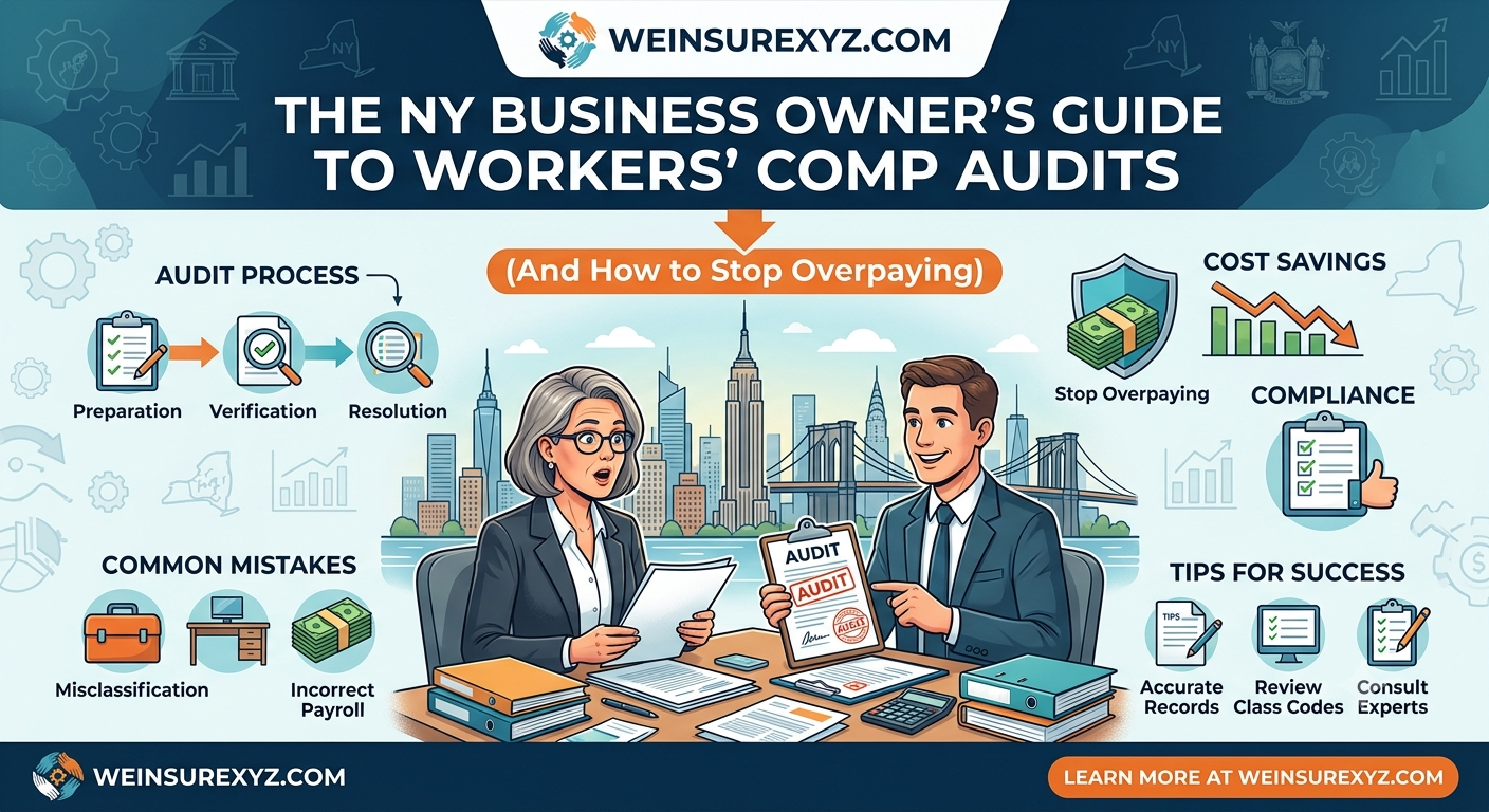 The NY Business Owner's Guide to Workers Comp Audits (And How to Stop Overpaying)